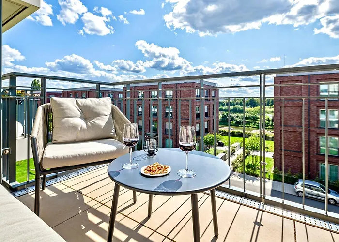 Lägenhet Art Deco Elbblick Parken Kueche