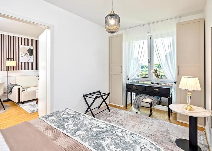 Art Deco Elbblick Parken Kueche Lägenhet Dresden