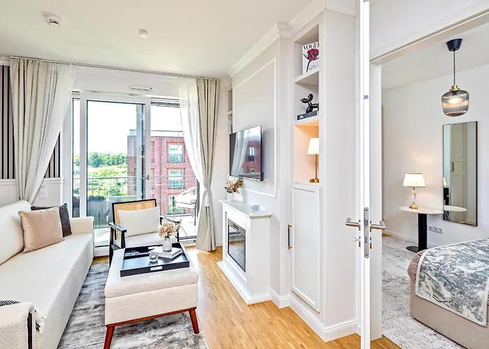 Art Deco Elbblick Parken Kueche Lägenhet Dresden