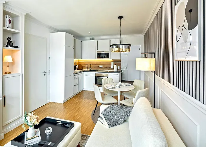 Art Deco Elbblick Parken Kueche Lägenhet *