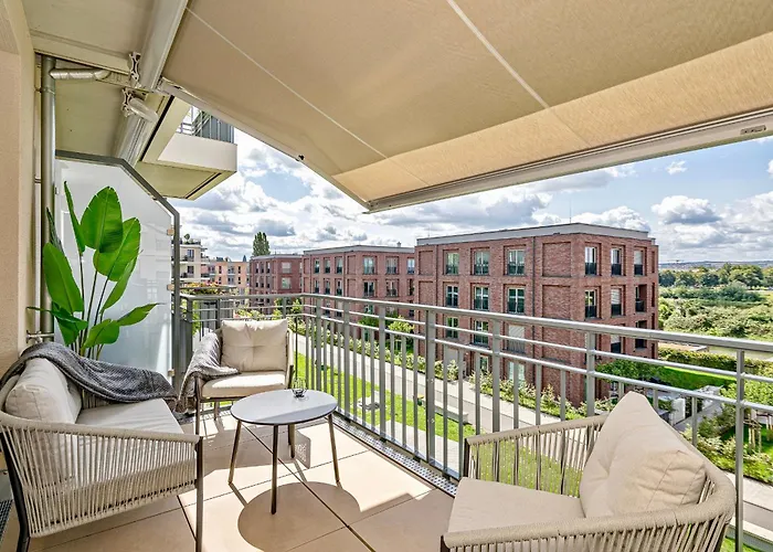 Lägenhet Art Deco Elbblick Parken Kueche